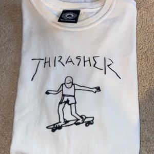 White Thrasher t-shirt size medium